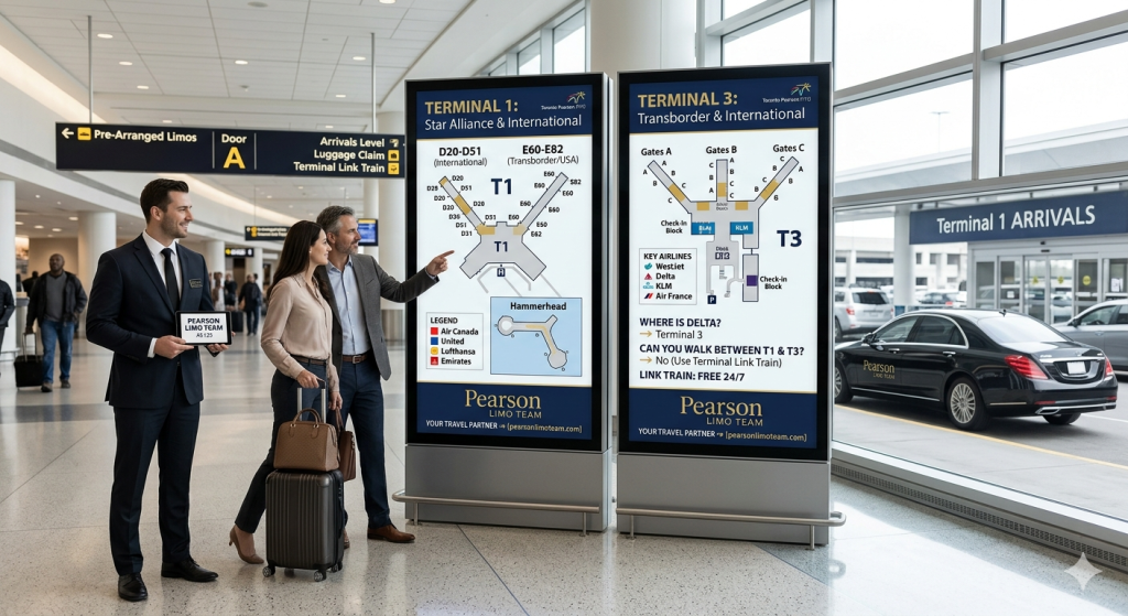 Terminal 1 Pearson Map